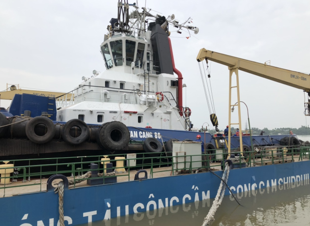 INSPECTION, MAINTENANCE, INSTALLATION OF PUMP AND VALVE SYSTEM OF TAN PORT 86 TUG BOARD AT SONG CAM -